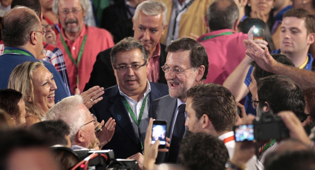 Mariano Rajoy en la clausura del 13 Congreso del PP Andaluz