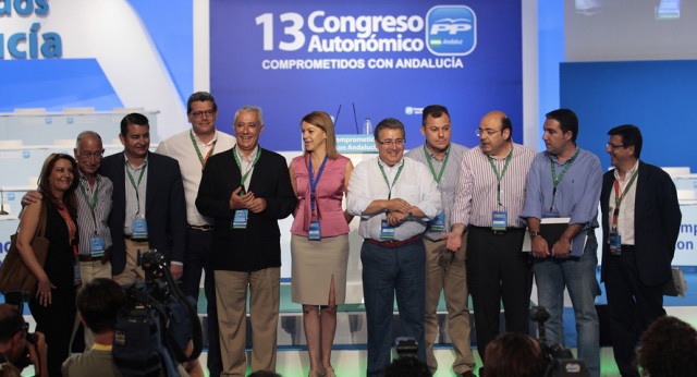 María Dolores de Cospedal visita las instalaciones del 13 Congreso del PP Andaluz