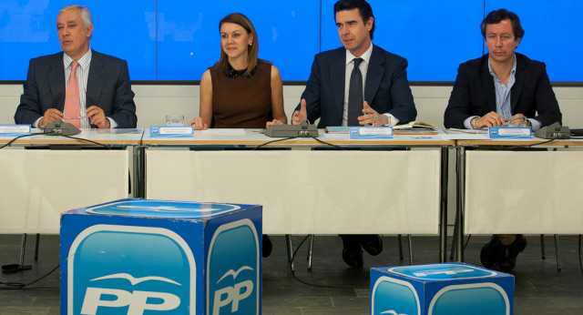 Mª Dolores de Cospedal y José Manuel Soria se reúnen con los presidentes provinciales e insulares del PP