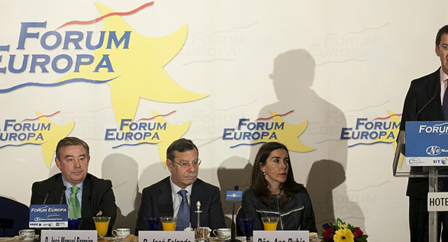 José Manuel Barreiro durante su intervención