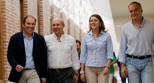 Mª Dolores de Cospedal, Esteban González Pons y José Ignacio Wert en el debate "Educación de calidad para todos"