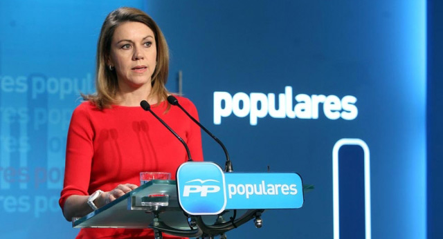 La secretaria general del Partido Popular, María Dolores de Cospedal