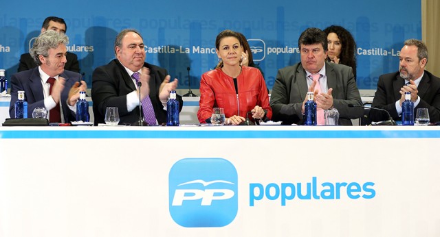 María Dolores de Cospedal preside la Junta Directiva Regional del PP de Castilla-La Mancha