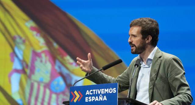 Pablo Casado en el XV Congreso Provincial de Valencia