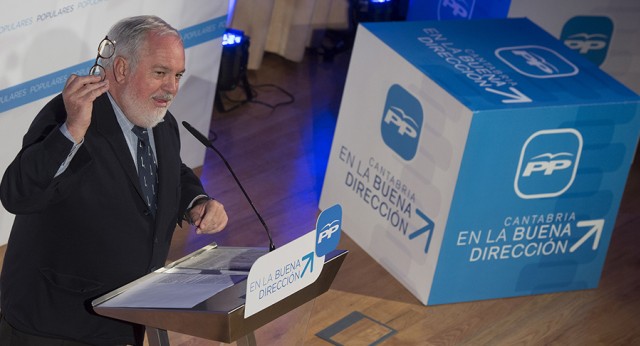 El candidato del PP a las elecciones europeas, Miguel Arias Cañete