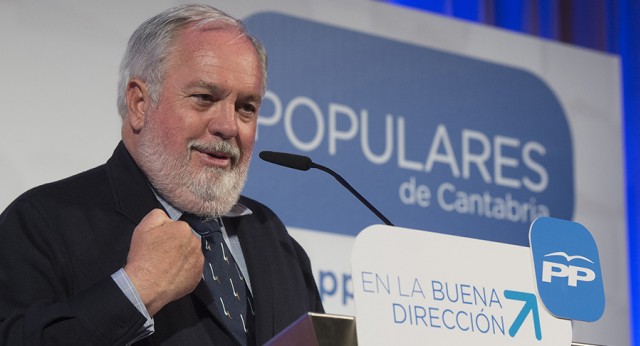 El candidato del PP a las elecciones europeas, Miguel Arias Cañete