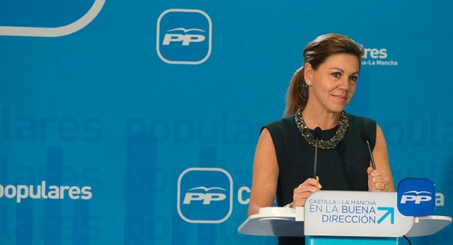 Mª Dolores de Cospedal interviene en la  Junta Directiva PP Guadalajara