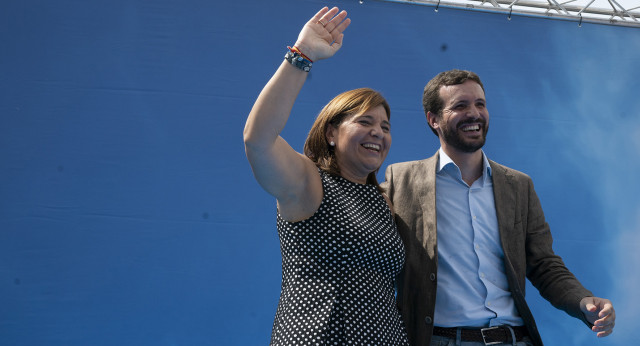 Pablo Casado e Isabel Bonig en el inicio del Curso Político del PPCV