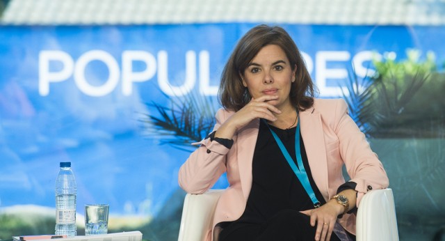 Soraya Sáenz de Santamaría en la Escuela de Verano del PP 