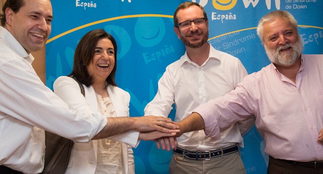 Javier Maroto y Sandra Moneo se reúnen con Fundación Down España