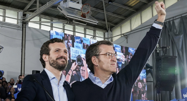 Pablo Casado y Alberto Núñez Feijóo 