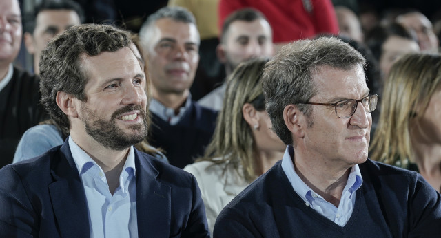 Pablo Casado y Alberto Núñez Feijóo 