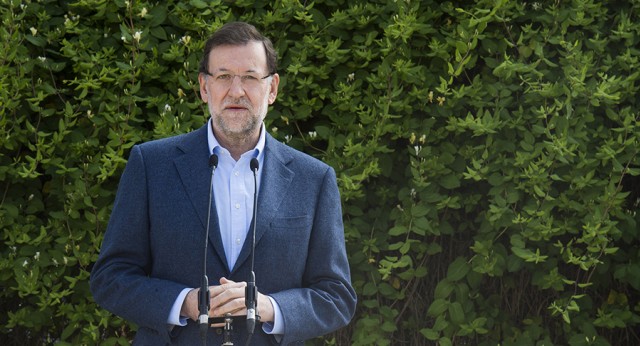 El presidente del Gobierno y del Partido Popular, Mariano Rajoy