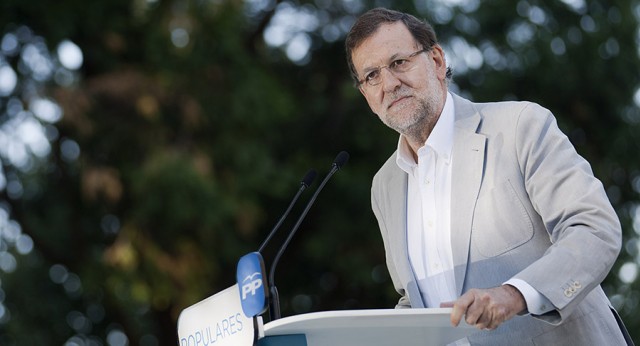 El presidente del Gobierno y del Partido Popular, Mariano Rajoy