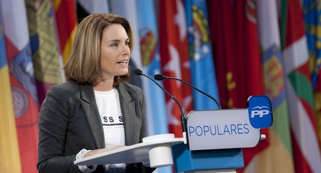 La presidenta del PP Vasco, Arantza Quiroga