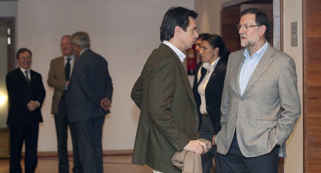 Mariano Rajoy con José Manuel Soria