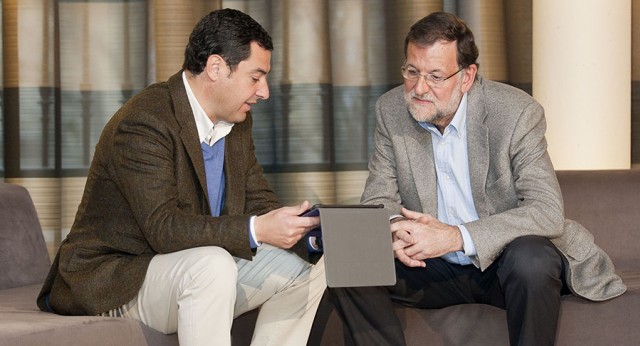 Mariano Rajoy se reúne con Juanma Moreno