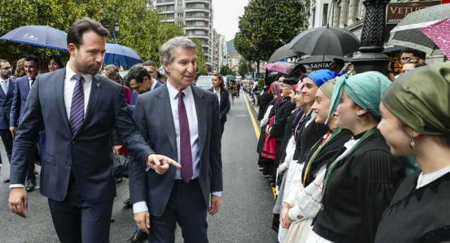 Feijóo en los Premios Princesa de Asturias