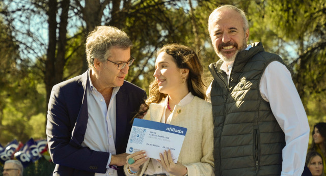 Alberto Núñez Feijóo participa en el Día del afiliado del PP de Aragón