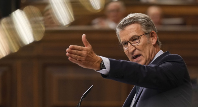 Alberto Núñez Feijóo en el Congreso de los Diputados