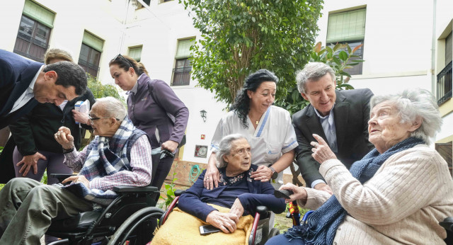 Alberto Nuñez Feijóo visita la Fundación Hospital y Nuestra Señora de los Dolores San Jacinto Cordoba