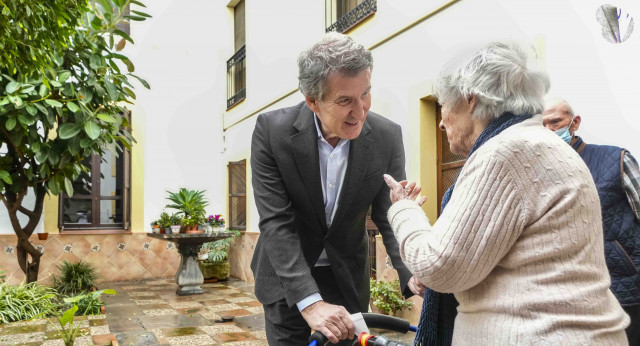 Alberto Nuñez Feijóo visita la Fundación Hospital y Nuestra Señora de los Dolores San Jacinto Cordoba