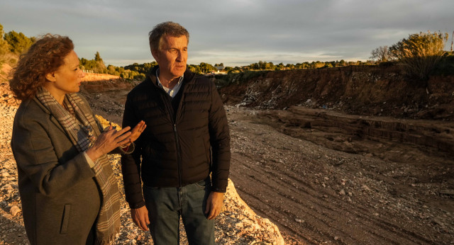 Alberto Núñez Feijóo visita las zonas afectadas por la DANA