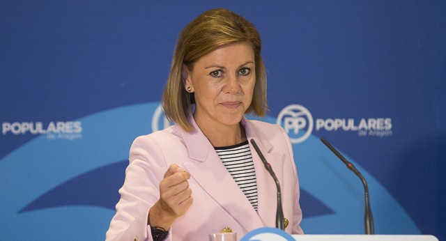 La secretaria general del Partido Popular, María Dolores de Cospedal