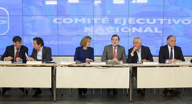 Mariano Rajoy preside la reunión del Comité Ejecutivo Nacional del PP