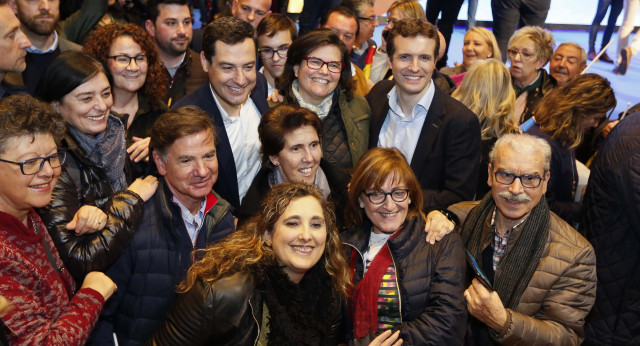 Pablo Casado en la presentación de Sebastián Pérez como candidato a la alcaldía de Granada