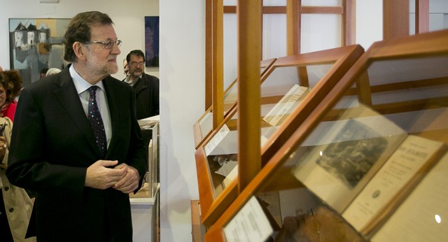 Mariano Rajoy en el Museo Centro Cervantino de El Toboso