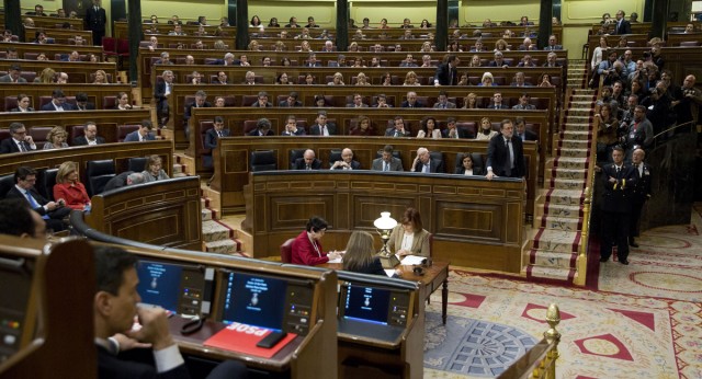 Mariano Rajoy durante el segundo debate de la sesión de investidura