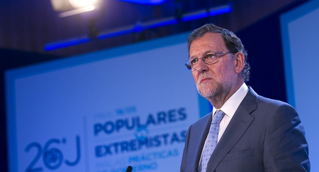 El presidente del Gobierno y del Partido Popular, Mariano Rajoy