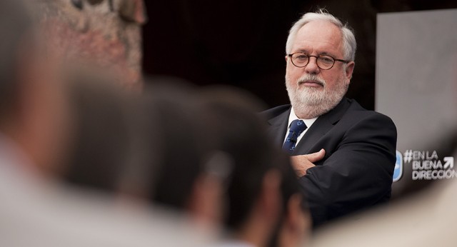 El candidato del PP a las elecciones europeas, Miguel Arias Cañete