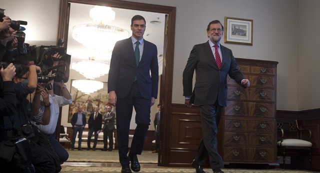 Mariano Rajoy se reúne con Pedro Sánchez