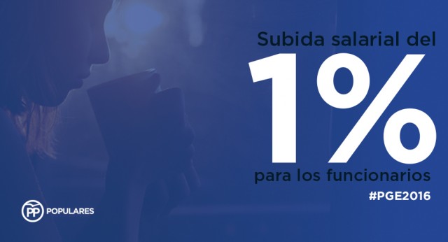 Incremento salarial de los funcionarios