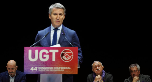  Feijóo en el 44º Congreso Confederal de UGT