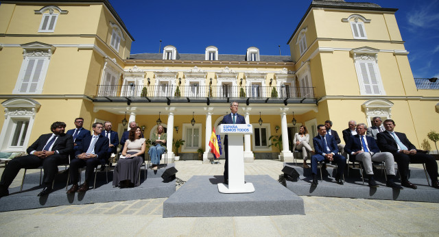 Feijóo en la Cumbre de Presidentes del PP