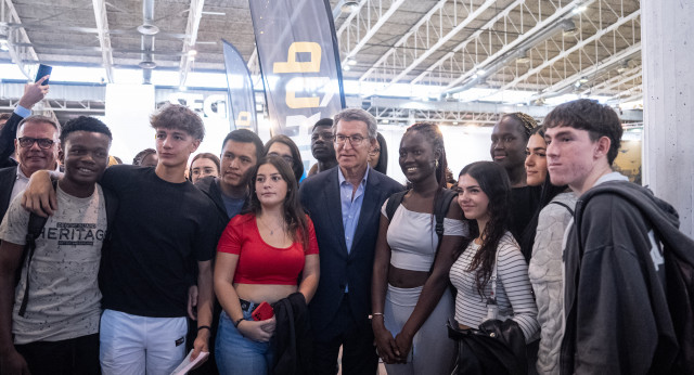 Feijóo visita la Fira Agrària de Sant Miquel, en Lleida