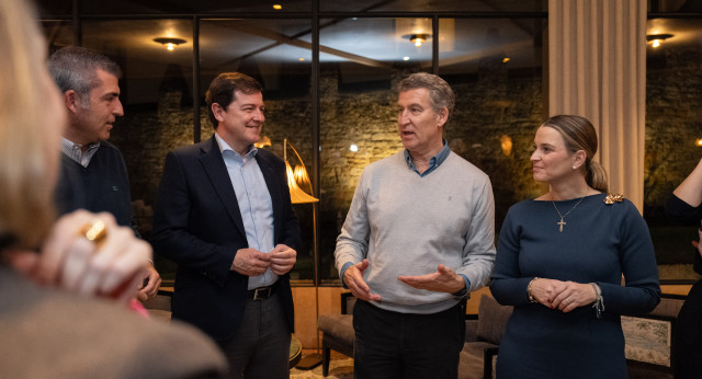 Alberto Núñez Feijóo en el encuentro con Presidentes Autonómicos en Asturias.