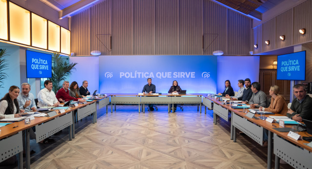 Alberto Núñez Feijóo en la reunión de trabajo con los Presidentes Autonómicos celebrada hoy en Asturias.