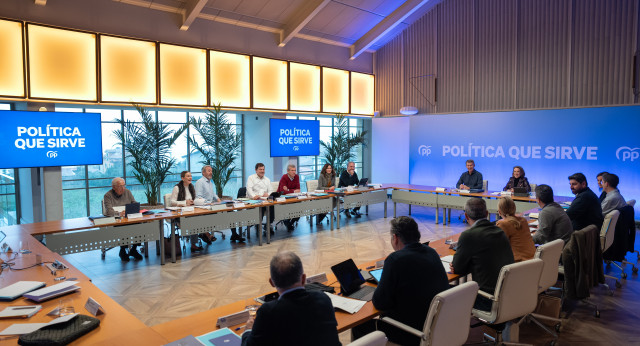 Alberto Núñez Feijóo en la reunión de trabajo con los Presidentes Autonómicos celebrada hoy en Asturias.