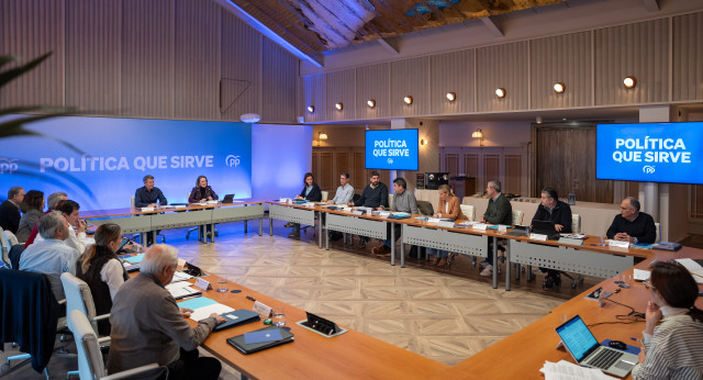 Alberto Núñez Feijóo en la reunión de trabajo con los Presidentes Autonómicos celebrada hoy en Asturias.