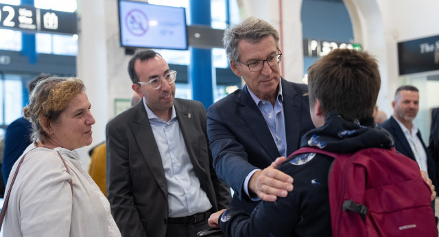 Feijóo visita la Fira Agrària de Sant Miquel, en Lleida