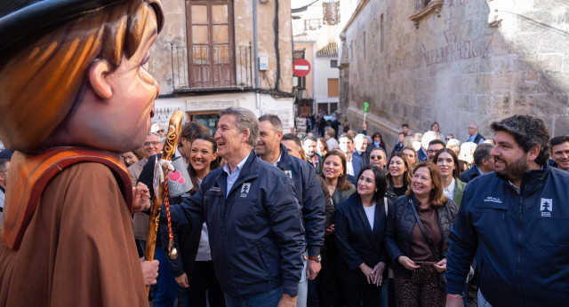 Alberto Núñez Feijóo visita Caravaca de la Cruz con motivo del Año Jubilar