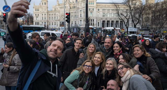 Ana Alós en la manifestación del 8M 