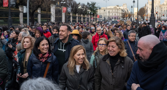 Ana Alós en la manifestación del 8M 