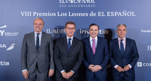 Alberto Núñez Feijóo asiste a los VIII Premios Los Leones, de El Español