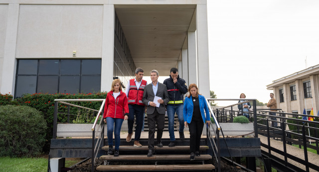 Feijoo en su visita al Centro de Emergencias en Valencia