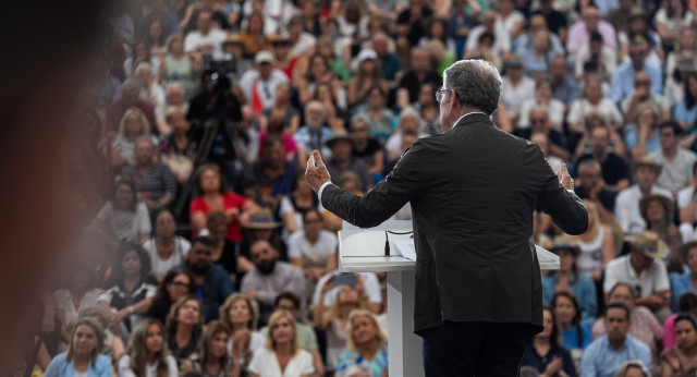 Feijóo en el cierre de campaña de las elecciones europeas